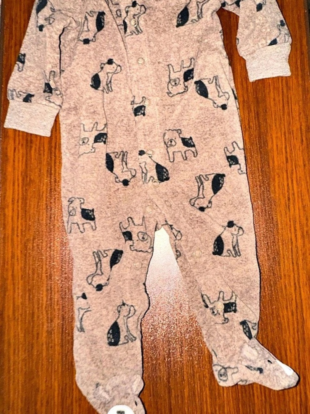 child of mine Baby Animal Footie Pink Size 3-6M Like New